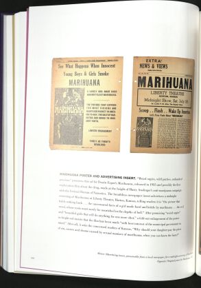 Newspaper articles about marijuana, taken from The Library of Julio Santo Domingo